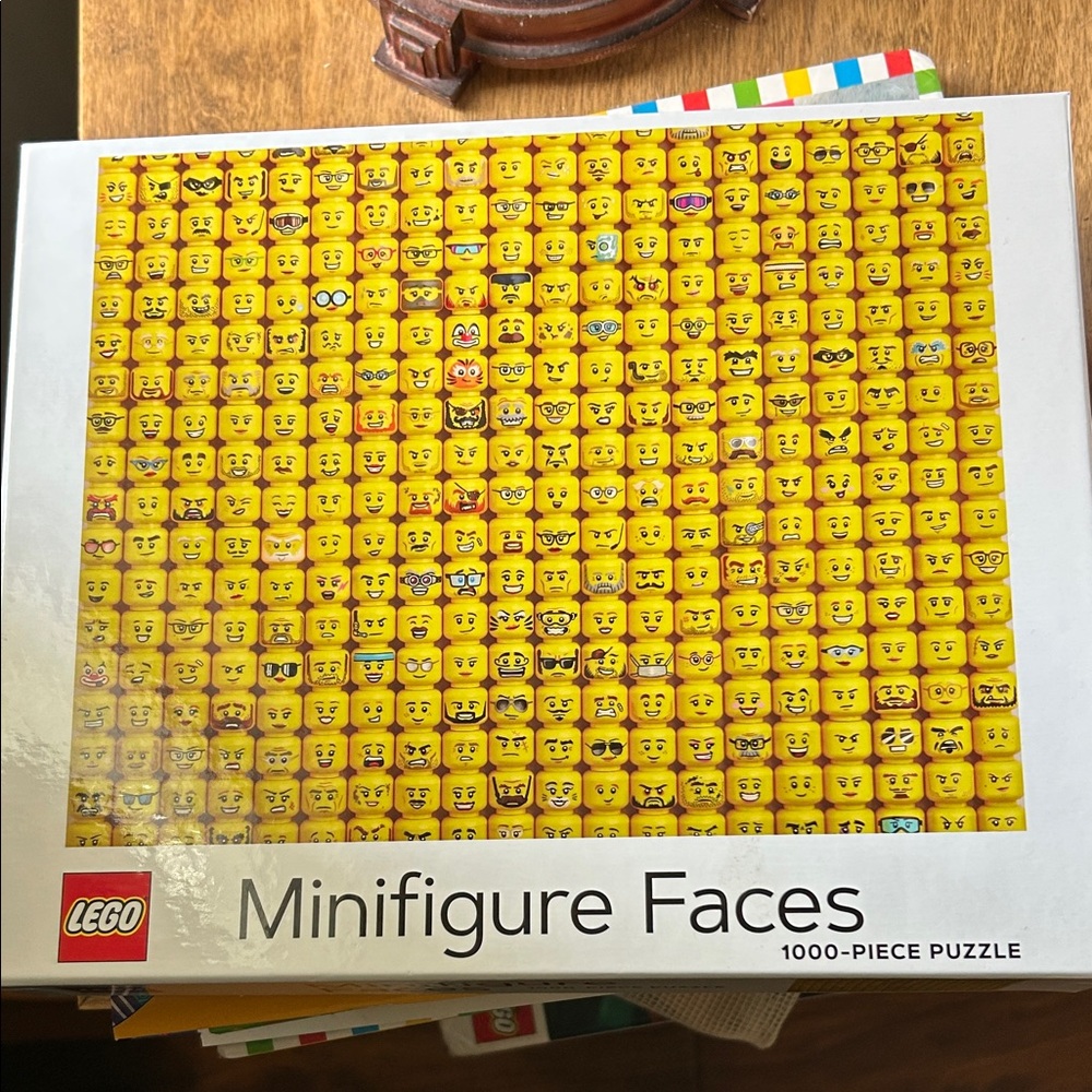 Lego Minifigure Faces Puzzle - Yellow Collage